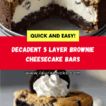 5 Layer Cookie Box Brownie Cheesecake Delight Recipe