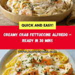Crab Fettuccine Alfredo Recipe