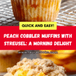 Peach Cobbler Muffins Recipe