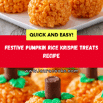 Pumpkin Rice Krispie Treats Recipe
