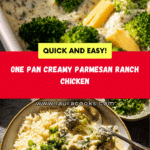 One Pan Creamy Parmesan Ranch Chicken Recipe