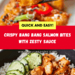 crispy bang bang salmon bites Recipe