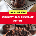 Dark Chocolate Muffins Recipe