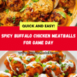 Buffalo Chicken Meatballs Recipe