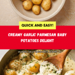 Creamy Garlic Baby Potatoes Recipe
