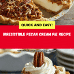 Pecan Cream Pie Recipe