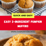 2-Ingredient Pumpkin Muffins Recipe