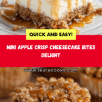 Apple Crisp Cheesecake Bites Recipe