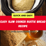 Slow Cooker Rustic Bread Recipe