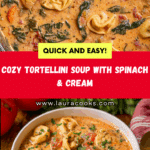 Tortellini Soup with Spinach Recipe