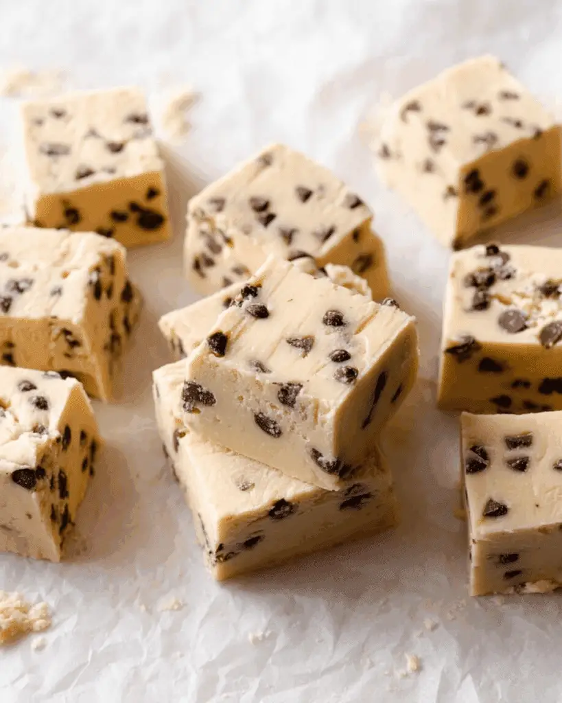 no bake cookie dough fudge Recipe
