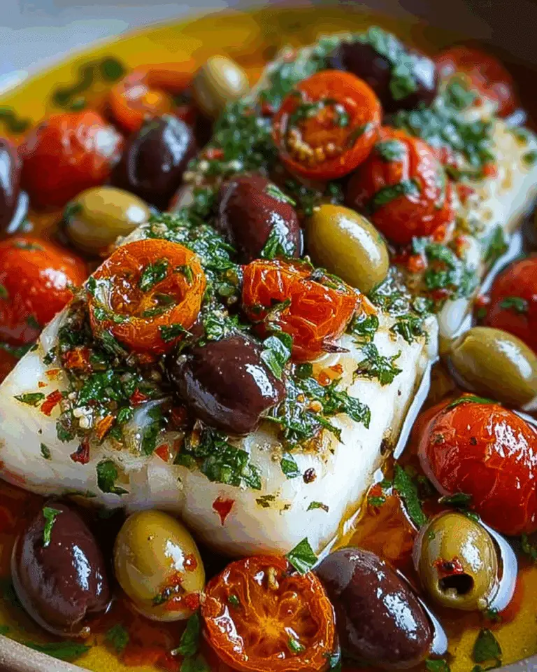 Mediterranean Baked Cod Recipe