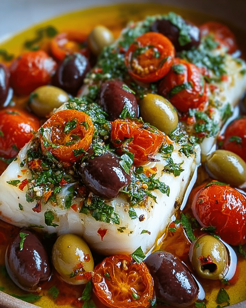 Mediterranean Baked Cod Recipe