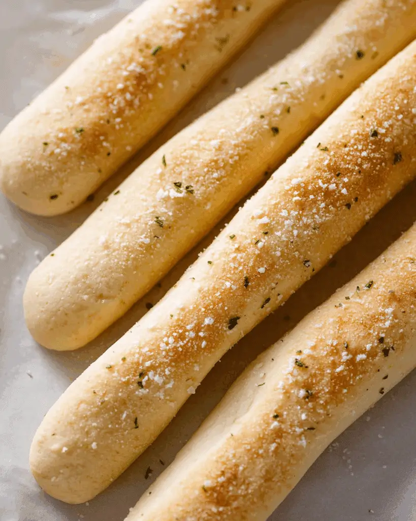 2 Ingredient Dough Garlic Breadsticks Recipe
