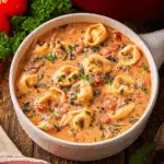 Tortellini Soup with Spinach Recipe