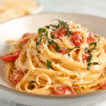 One Pot Pasta Tomato Basil Spaghetti Recipe