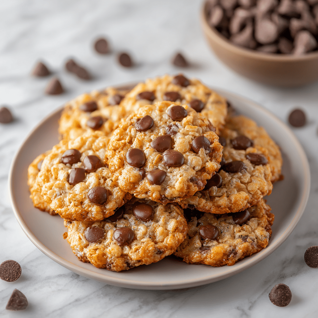 Rice Krispie Chocolate Chip Cookies Recipe - Recipe Image