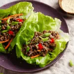 Asian Style Ground Beef Lettuce Wraps Recipe