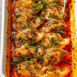 One Pan Baked Dumplings Recipe