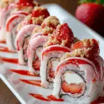 Strawberry Shortcake Sushi Roll Dessert Recipe