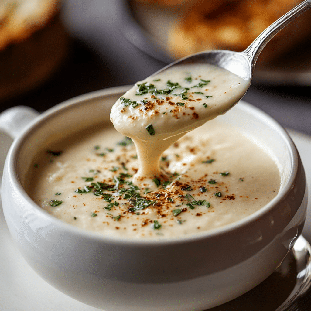 Tuscan Parmesan Cream Soup: A Comforting Delight Recipe - Recipe Image