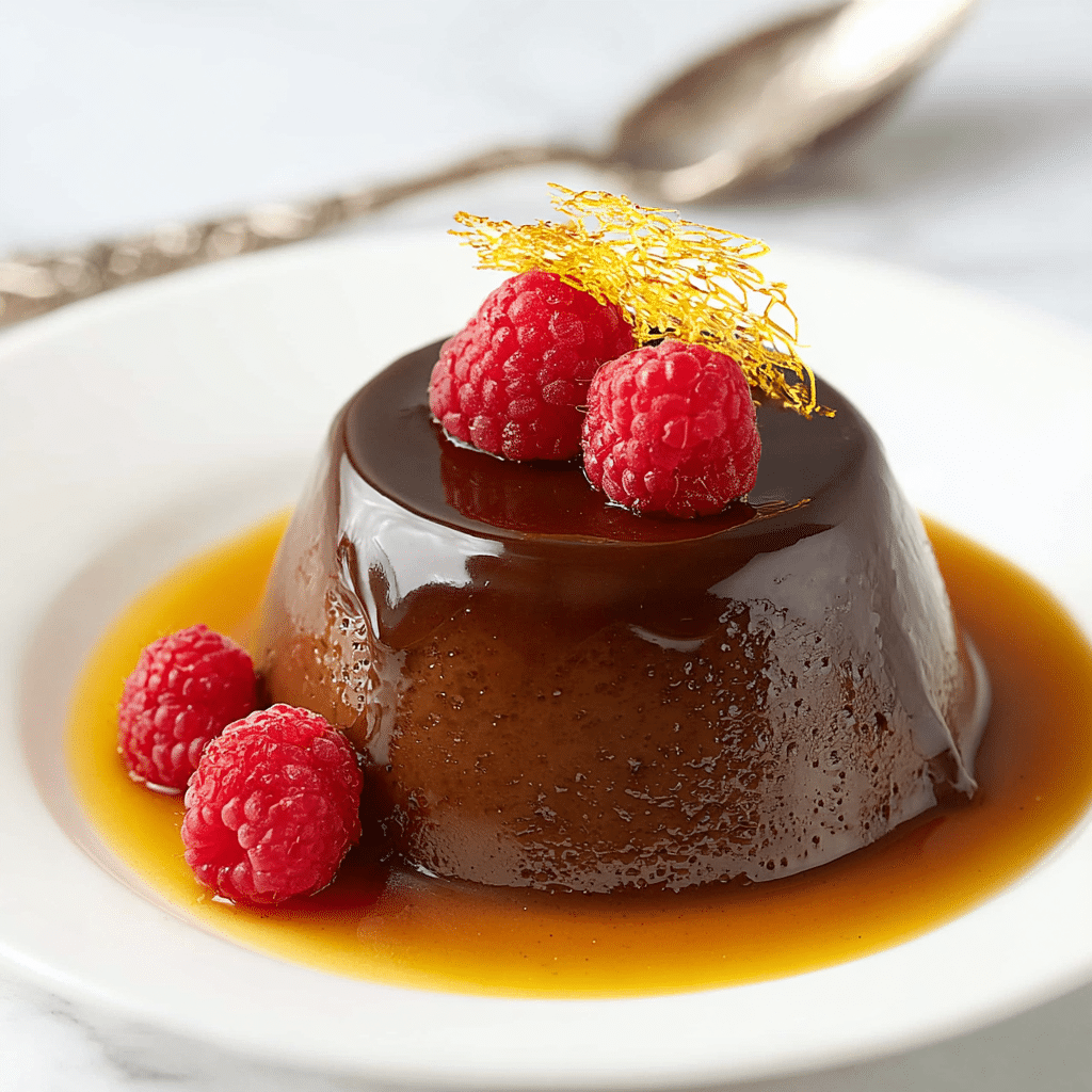Caramel Chocolate Pudding Recipe - Recipe Image