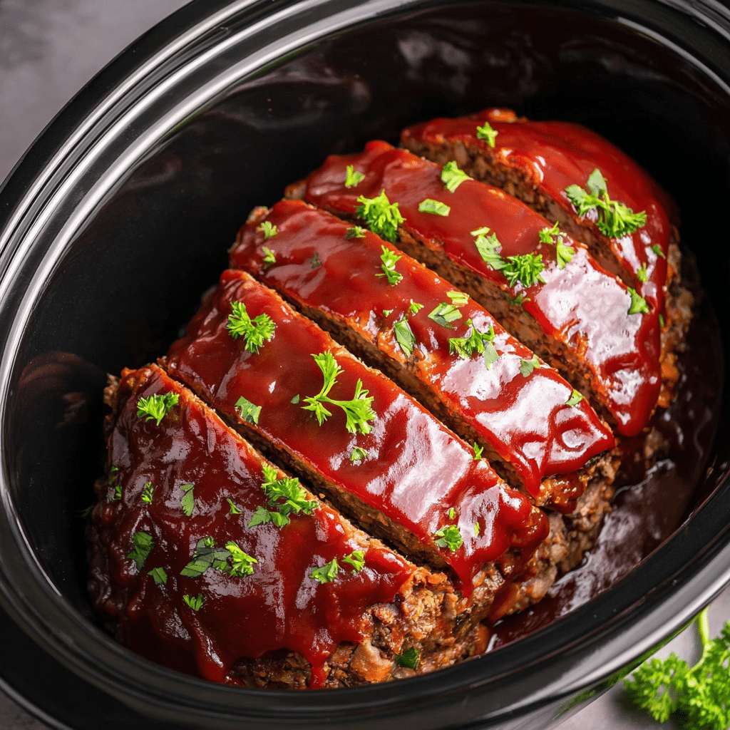 Savory Crock Pot Meatloaf for Effortless Family Dinners Recipe - Recipe Image
