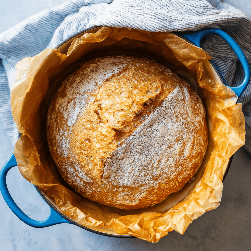 World's Easiest Yeast Bread recipe - Artisan, NO KNEAD Recipe - Recipe Image