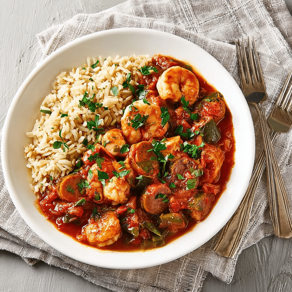 Slow Cooker Jambalaya Recipe - Recipe Image