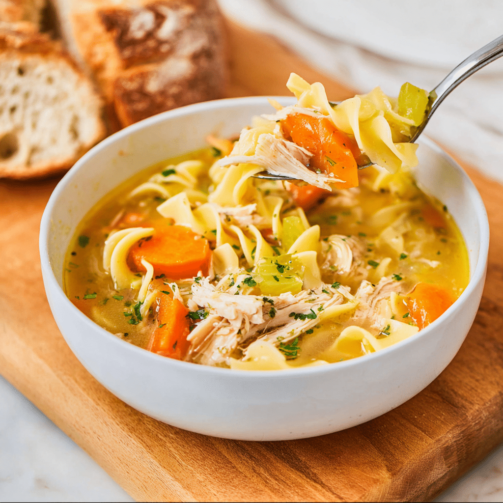 Easy Chicken Noodle Soup Recipe - Recipe Image