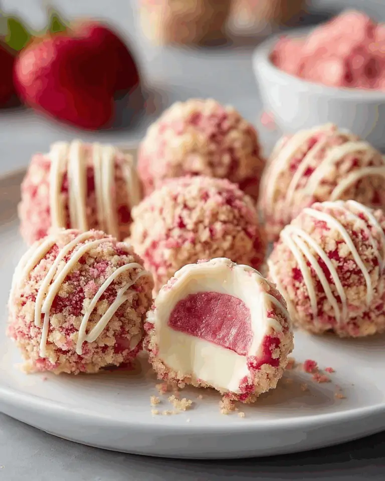 Strawberry Crunch Cheesecake Bites Recipe