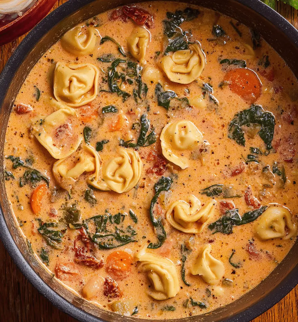 Tortellini Soup with Spinach Recipe 4 Tortellini Soup with Spinach Recipe