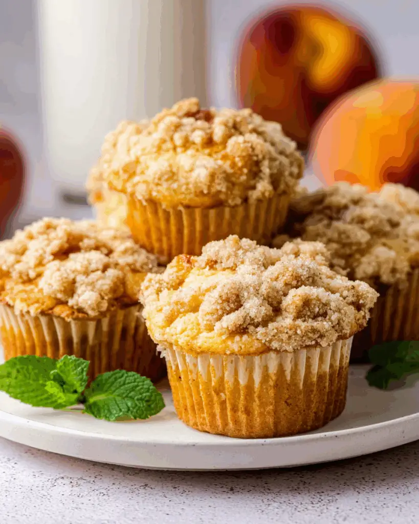 Peach Cobbler Muffins Recipe