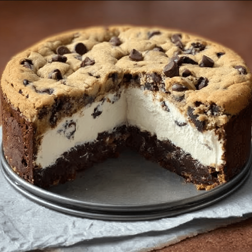 5 Layer Cookie Box Brownie Cheesecake Delight Recipe - Recipe Image