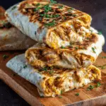 Easy Cheesy Garlic Chicken Wraps Recipe