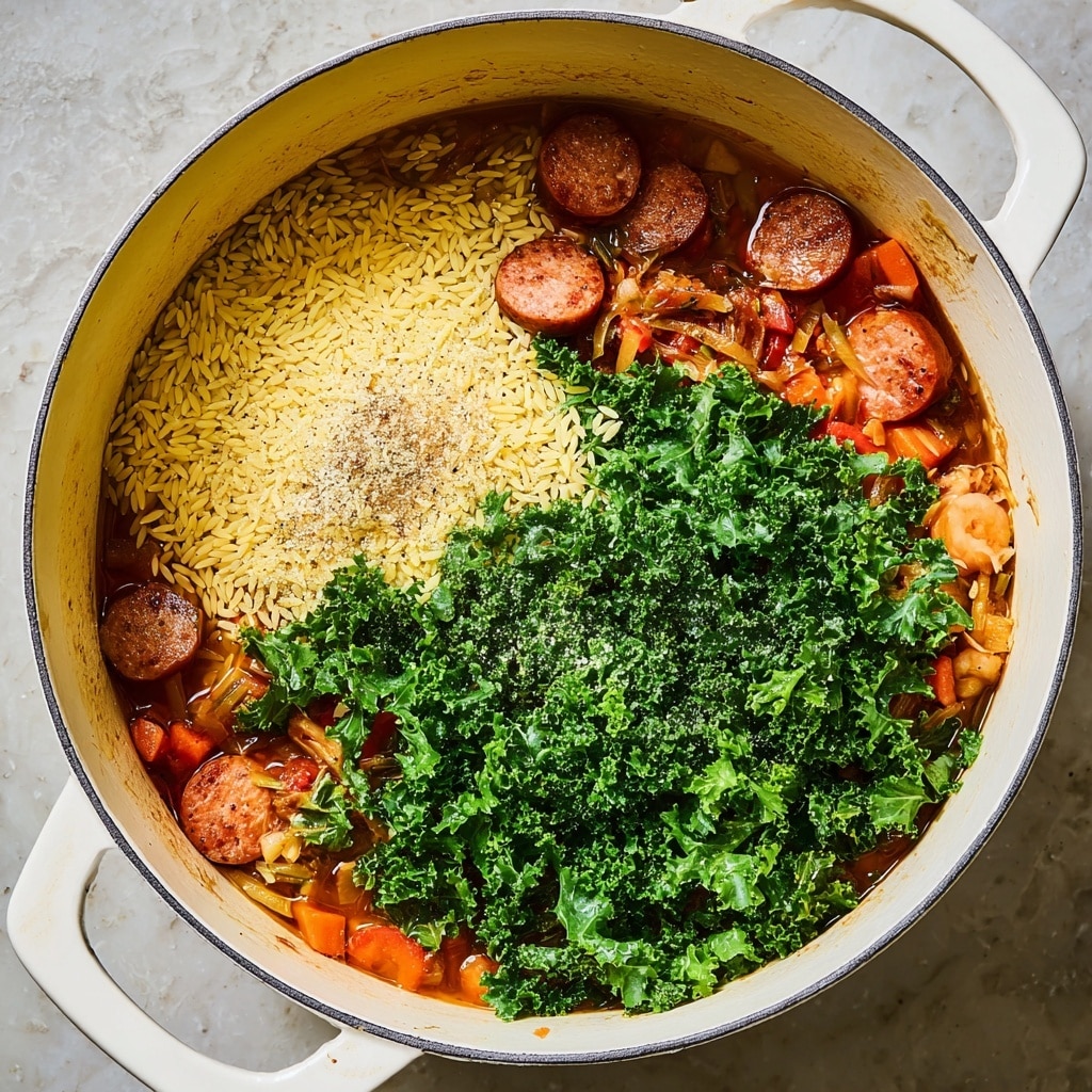 Chicken Sausage and Broccoli Orzo Recipe - Recipe Image