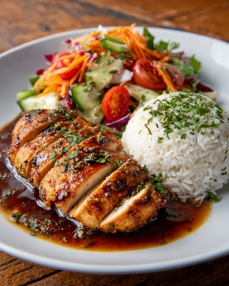 Sticky Apple Cider Chicken with Crisp Autumn Slaw Recipe - Recipe Image