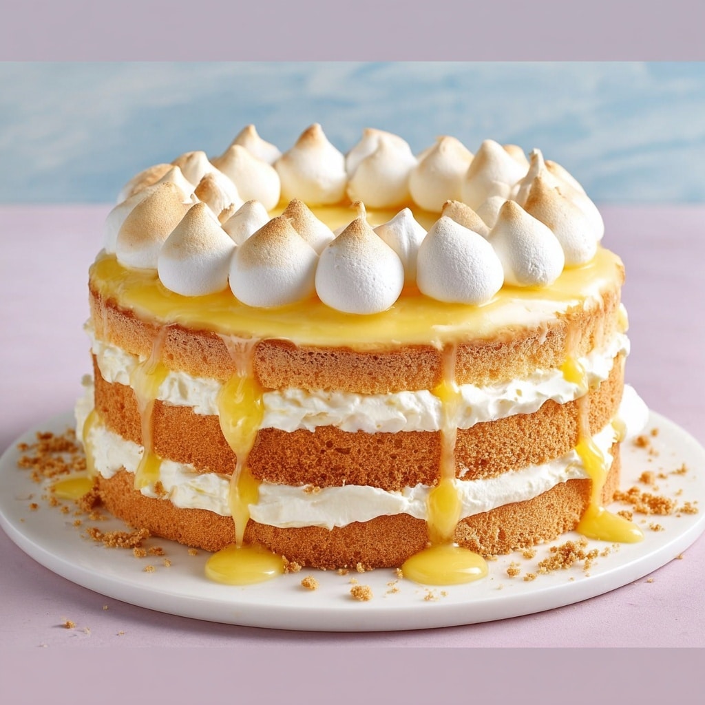 Lemon Cloud Cake Recipe - Recipe Image