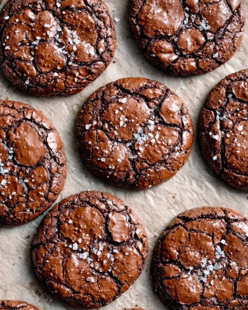 Salted Brownie Cookies Recipe