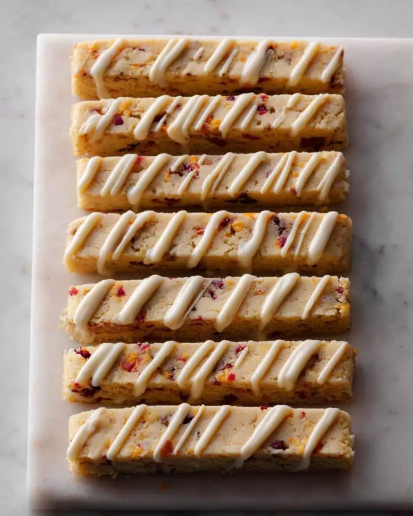 Orange Cranberry Shortbread Cookies Recipe