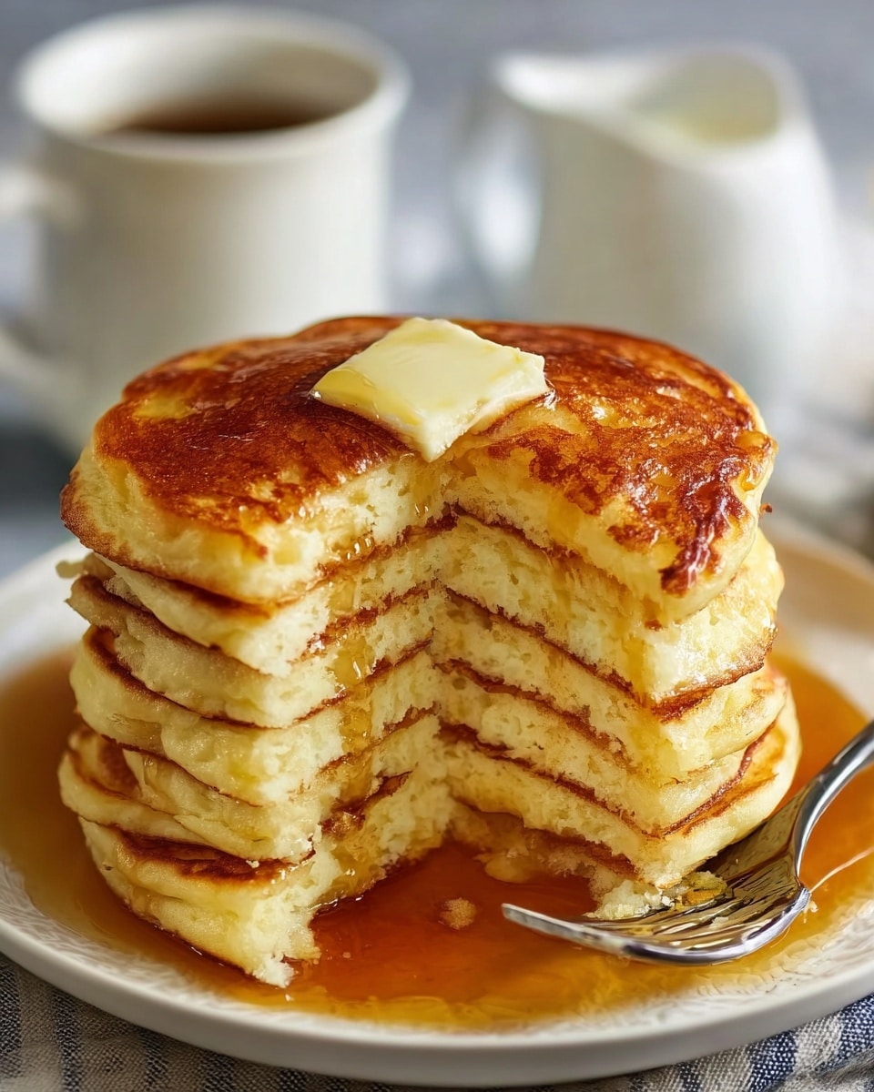 The BEST Fluffy Buttermilk Pancakes Recipe - Recipe Image