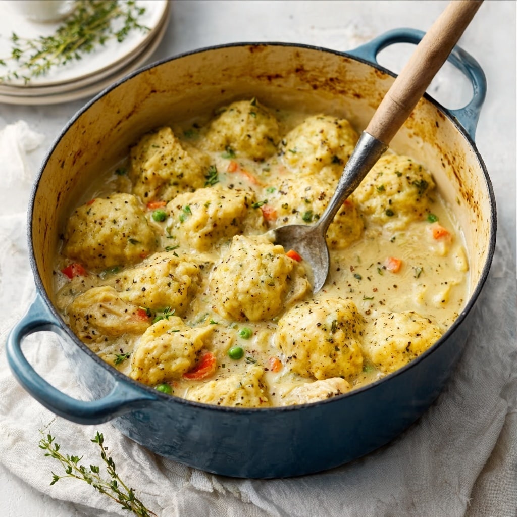 Dumpling Soup (with refrigerated biscuit dough!) Recipe - Recipe Image