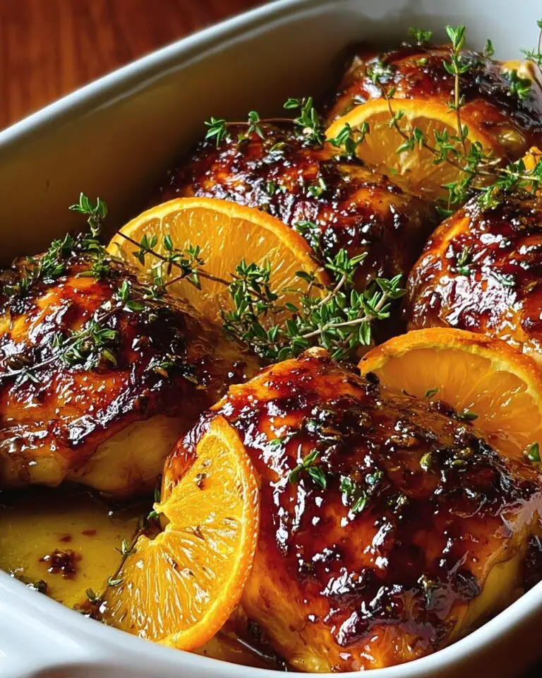 Sweet and Savory Roasted Orange Chicken Recipe