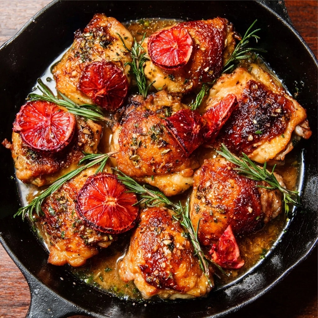 Sweet and Savory Roasted Orange Chicken Recipe - Recipe Image