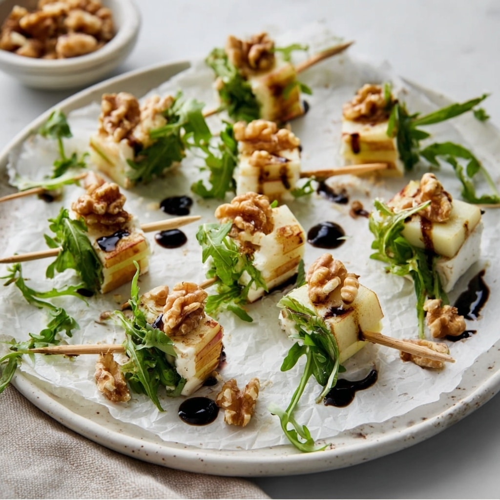 Pear & Brie Cheese Salad Skewers Recipe - Recipe Image