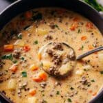Creamy Parmesan Italian Sausage Soup Recipe