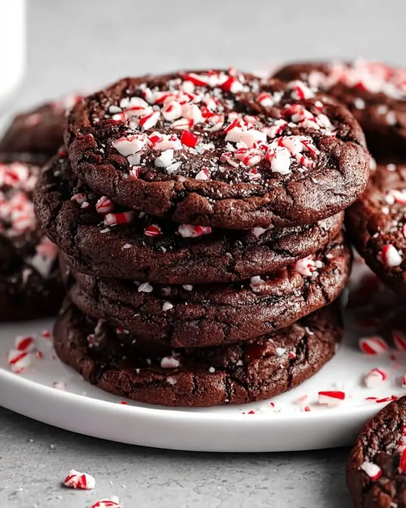 Double Chocolate Peppermint Cookies You'll Crave All Season Recipe