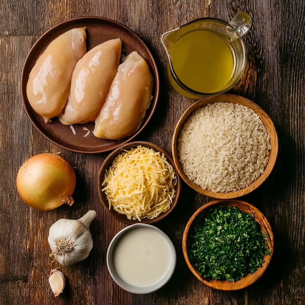 Creamy Sothered Chicken And Rice Recipe - Recipe Image