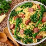 Chicken Sausage and Broccoli Orzo Recipe