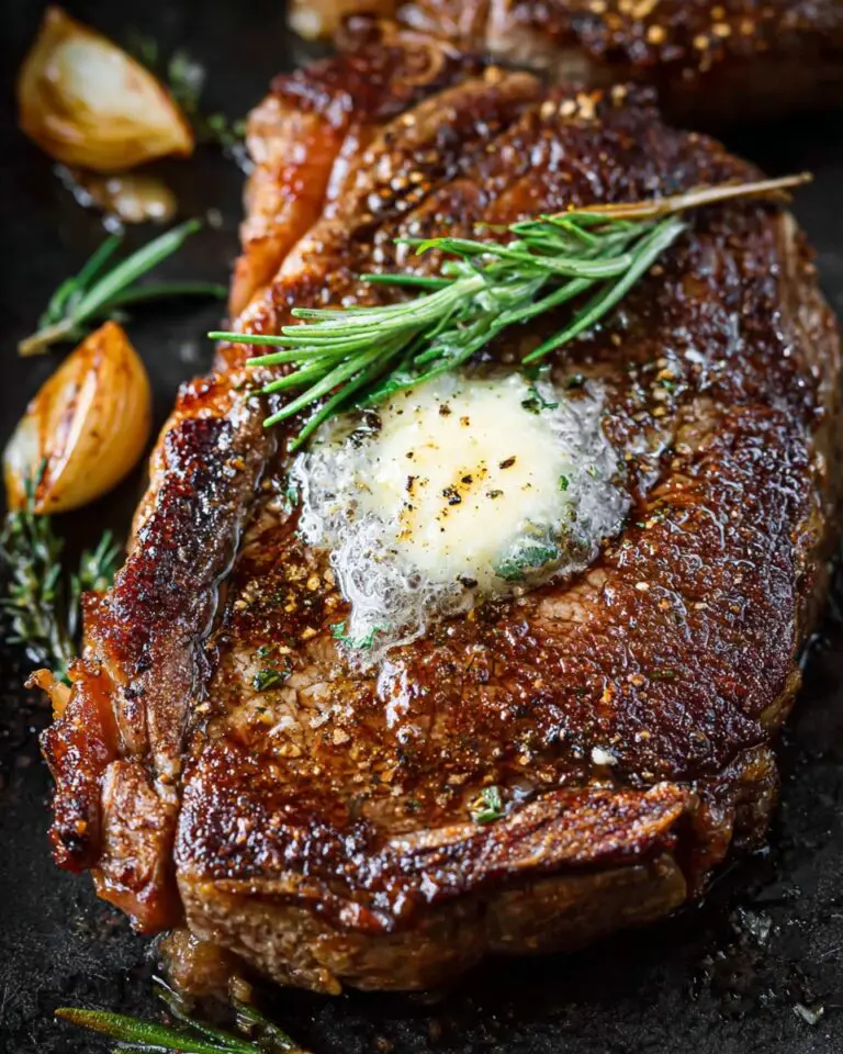 Pan-Seared Steak with Garlic Butter Recipe